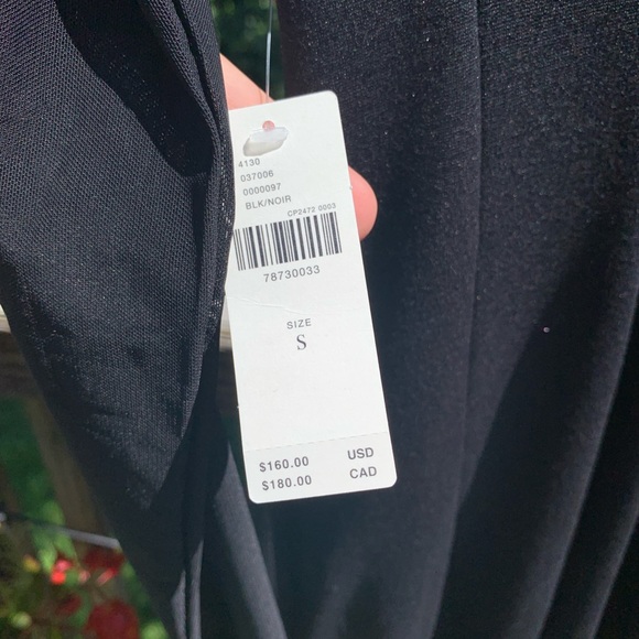 nwt ANTHROPOLOGIE | Maeve Layered Sheer Mini Dress | Little Black Dress | Small - Picture 13 of 13